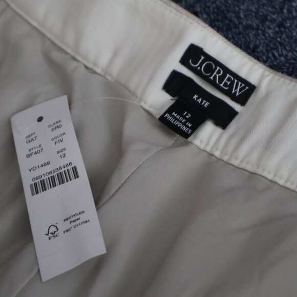 J Crew Kate straight-leg pant in stretch linen blend - Picture 4 of 4